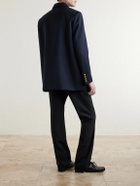 Valentino Garavani - Sahariana Embellished Virgin Wool Jacket - Blue