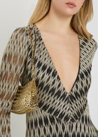 Missoni Patterned Fine-knit Maxi Dress Beige