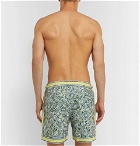 Orlebar Brown - Bulldog Mid-Length Printed Swim Shorts - Green