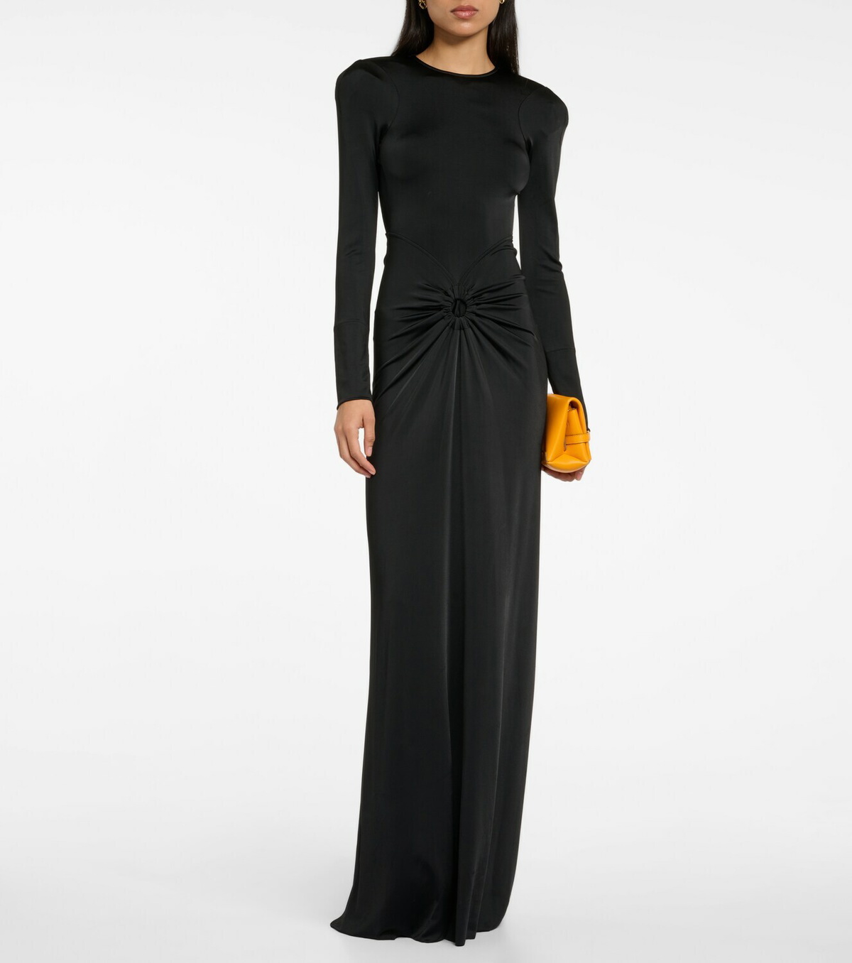 Victoria Beckham Gathered jersey maxi dress Victoria Beckham