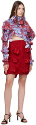 Feben SSENSE Exclusive Purple & Burgundy Twist Blouse