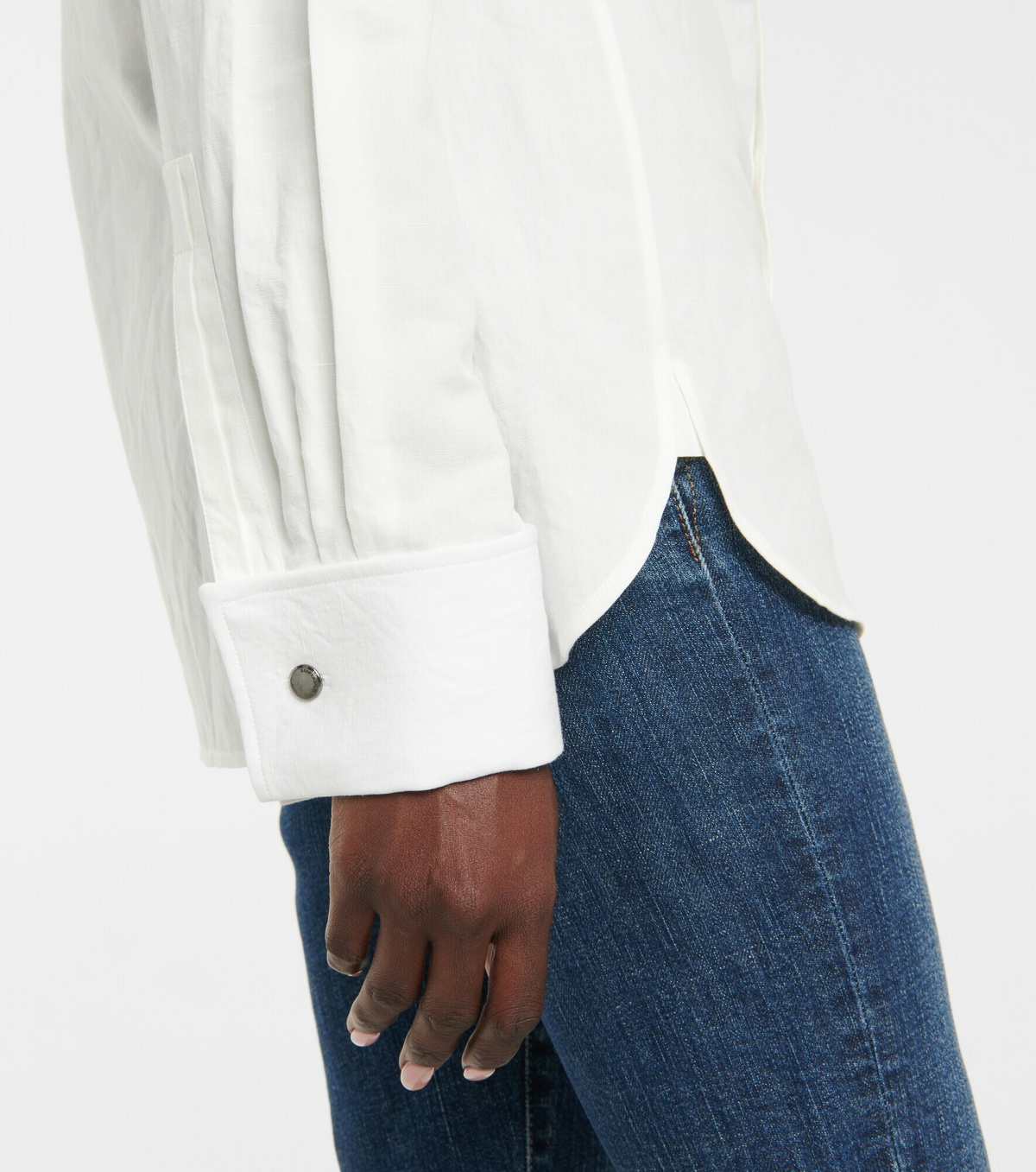Saint Laurent - Cotton and linen shirt Saint Laurent
