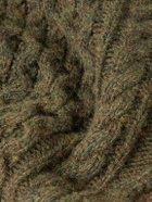 Ghiaia Cashmere - Pescatore Cable-Knit Wool Sweater - Green