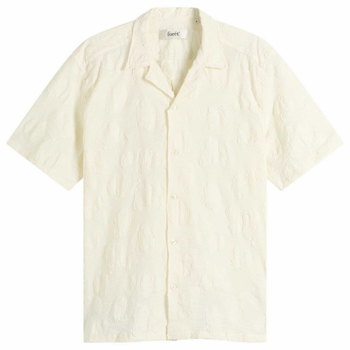 Foret Men's Peer Jacquard Shirt in Cloud