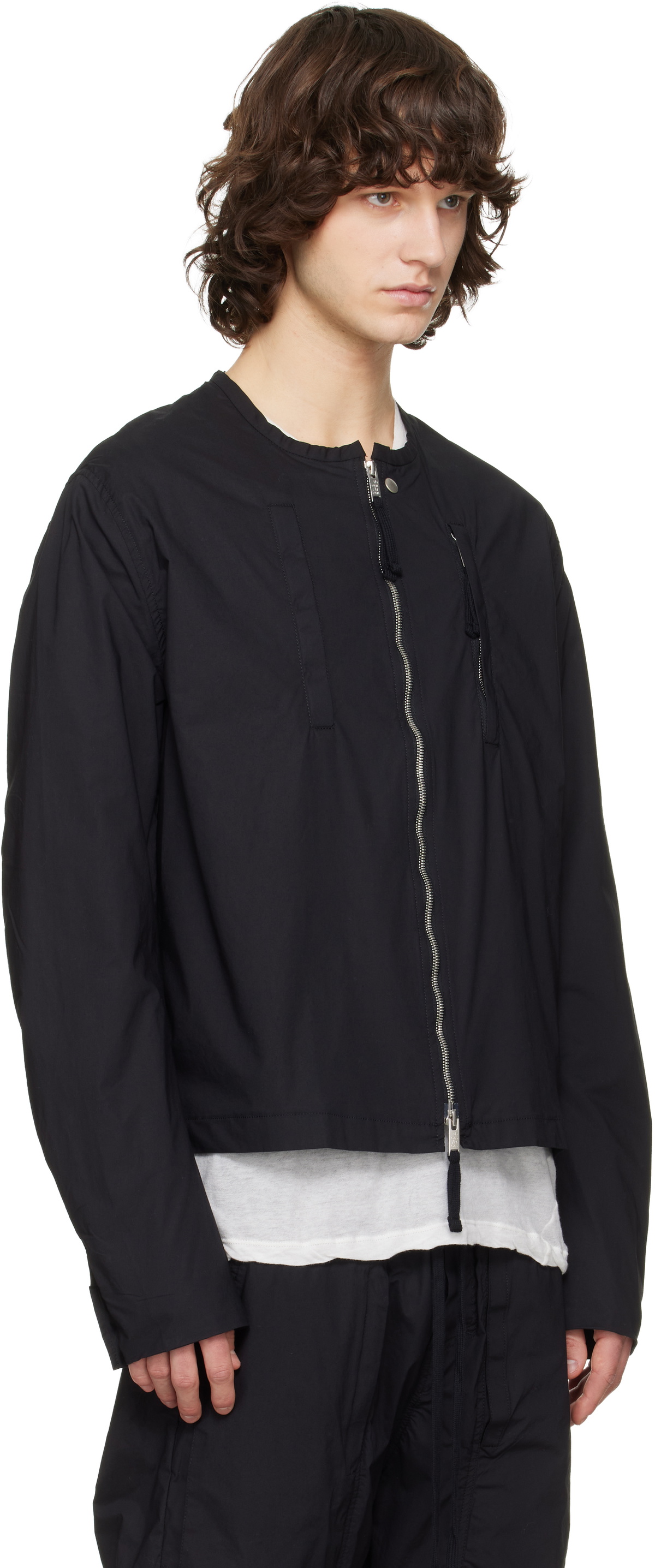 thom/krom Black Bomber Jacket