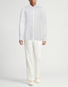 120% Lino Mens Shirt in White