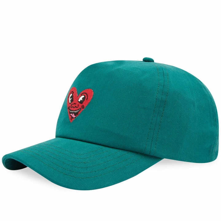 Photo: Jungles Jungles x Keith Haring Heart Face Cap in Green