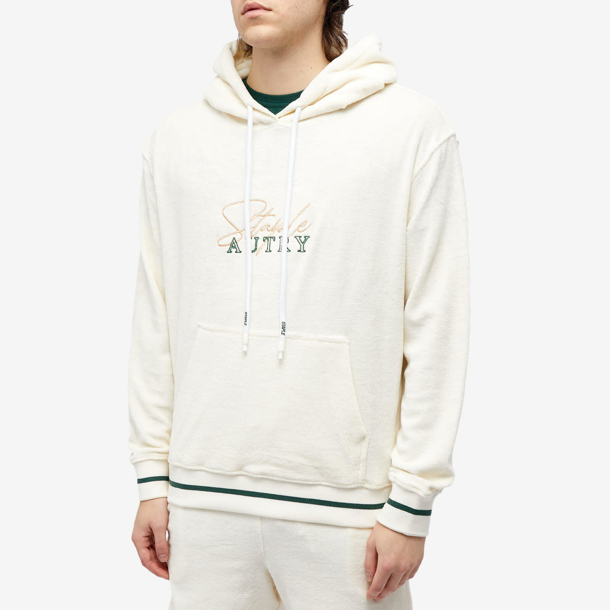 Autry Men's x Staple Hoodie in Tinto White
