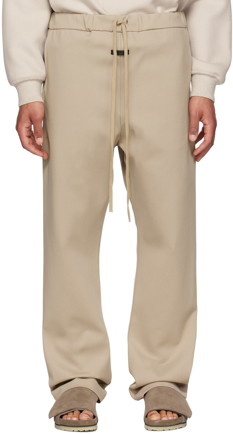 Fear of God Beige Relaxed Trousers Fear Of God
