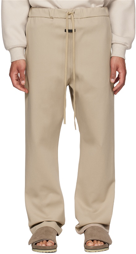 Photo: Fear of God Beige Relaxed Trousers