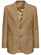 GUCCI - Summer Gg Supreme Linen Blend Jacket
