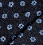 Dolce & Gabbana - 7cm Embroidered Silk-Jacquard Tie - Blue