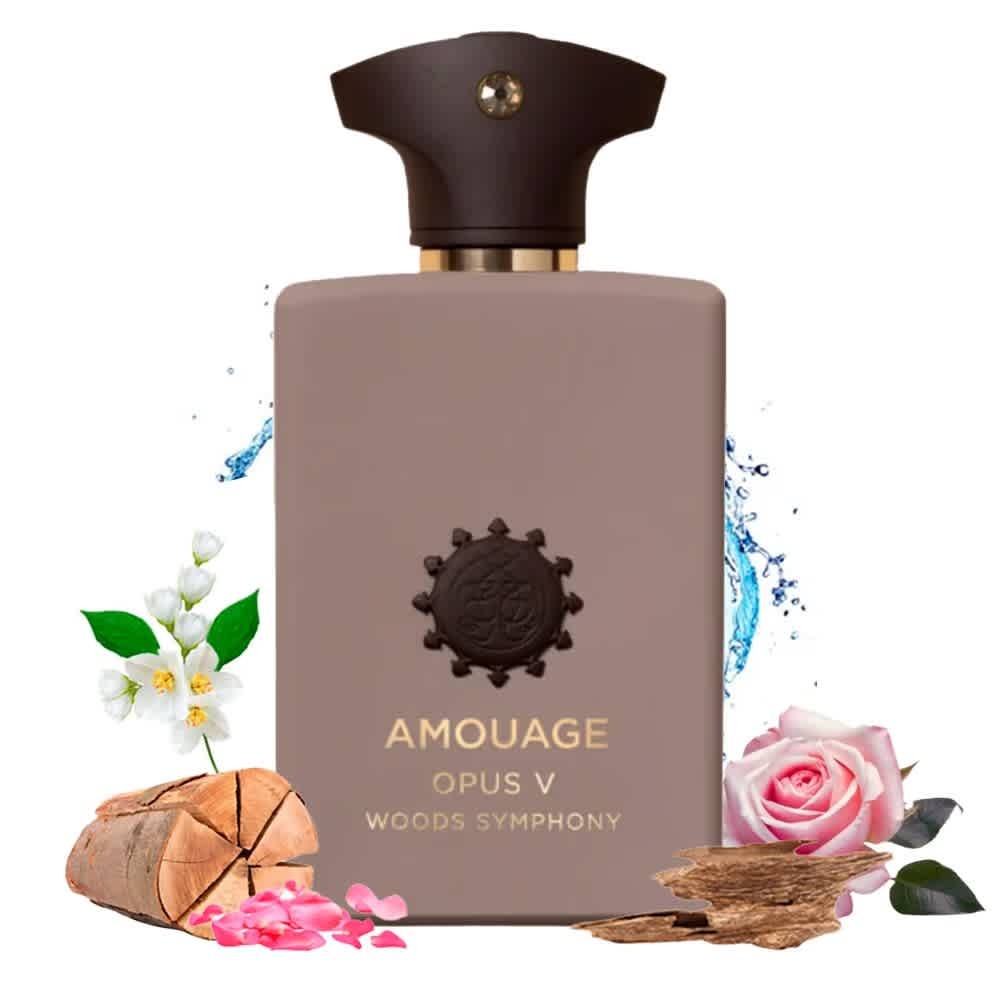 Amouage Unisex The Library Collection Opus V Woods Symphony EDP 3.4 oz Fragrances 701666410515