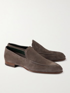 Brioni - Suede Loafers - Gray