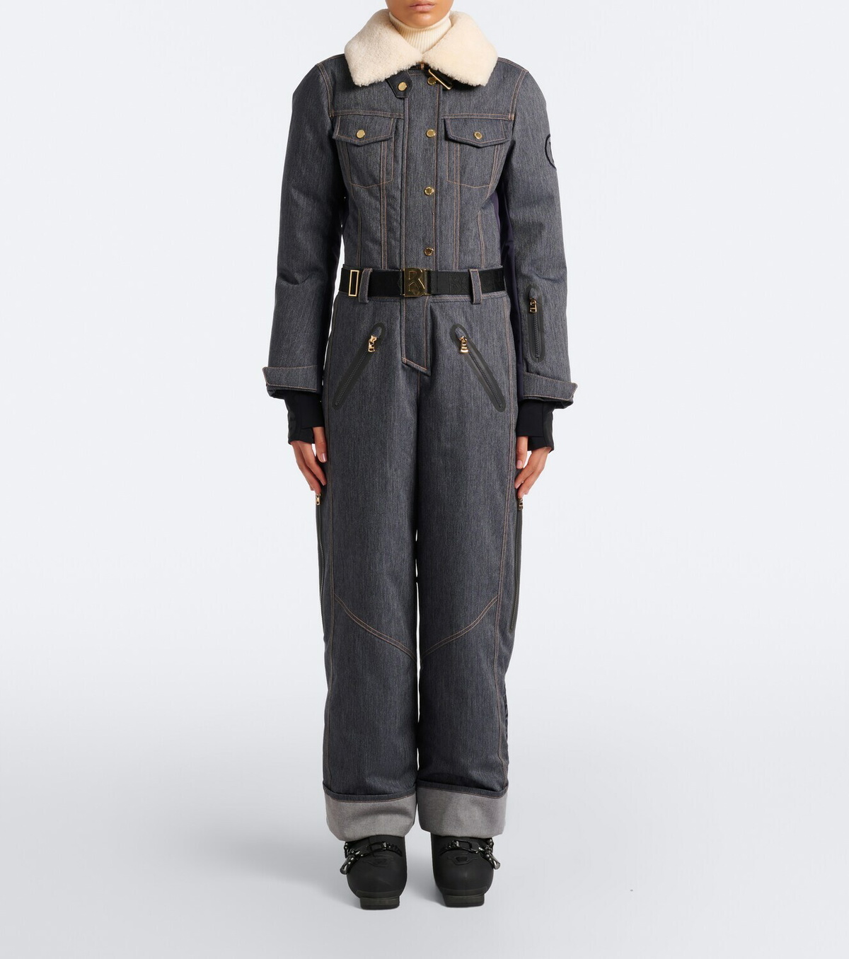 Bogner Jennad belted down ski suit
