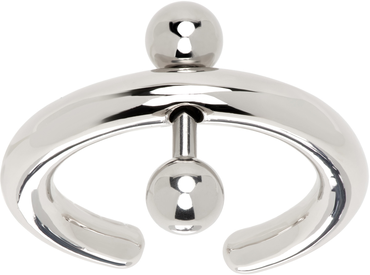 Justine Clenquet Silver Azel Ring Justine Clenquet