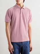 Brunello Cucinelli - Cotton-Piqué Polo Shirt - Pink