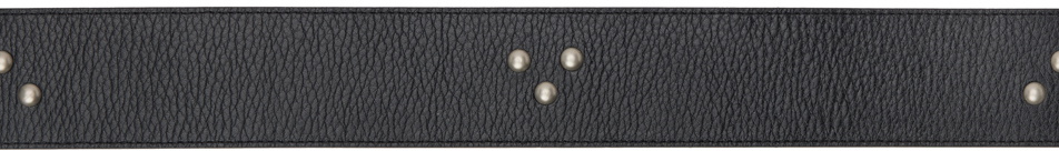 OPEN YY Black 'YY' Stud Belt