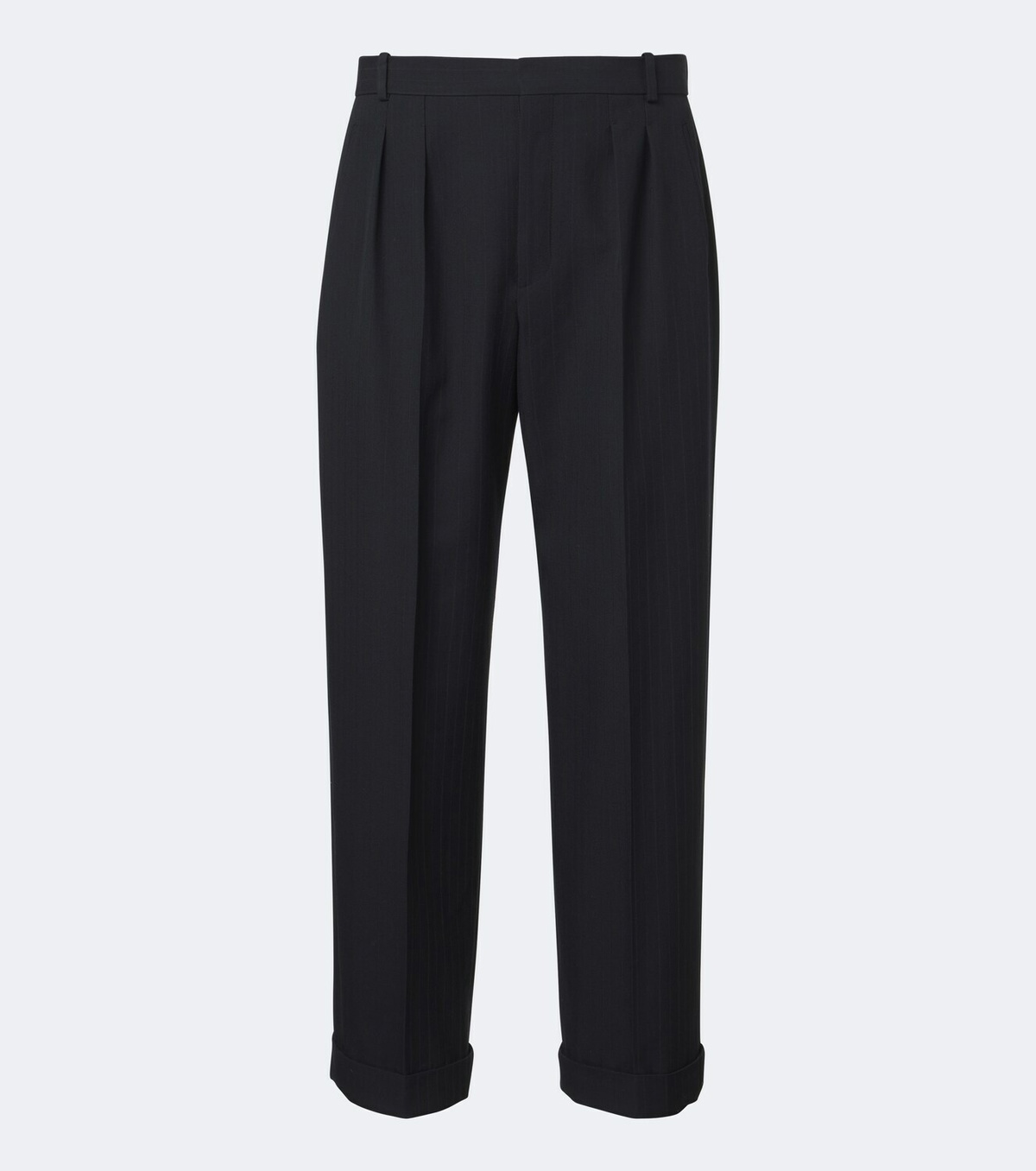 The Row Tavel pleated wool and cashmere straight pants