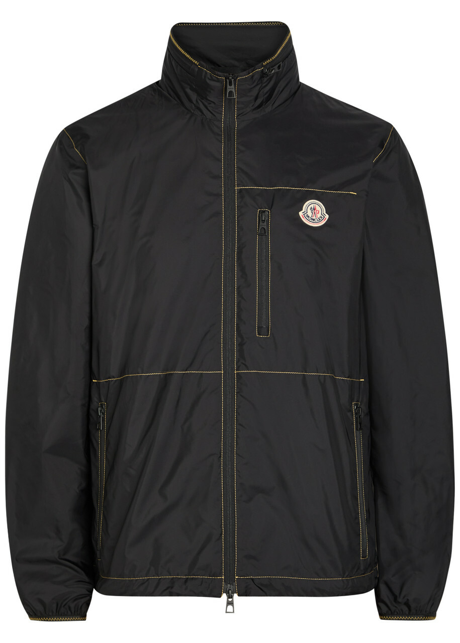 Moncler Arrakis Hooded Nylon Jacket Black