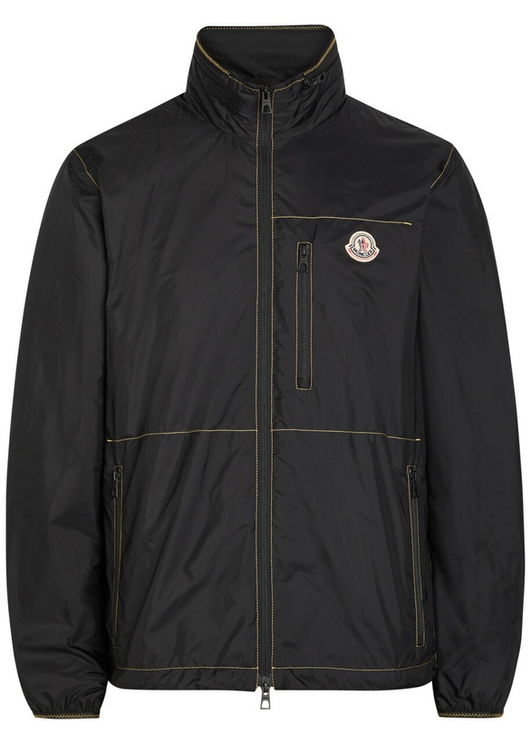 Photo: Moncler Arrakis Hooded Nylon Jacket Black
