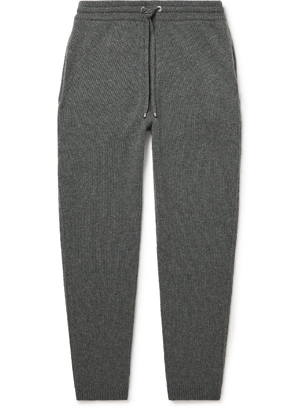 Photo: FRAME - Tapered Cashmere Sweatpants - Gray