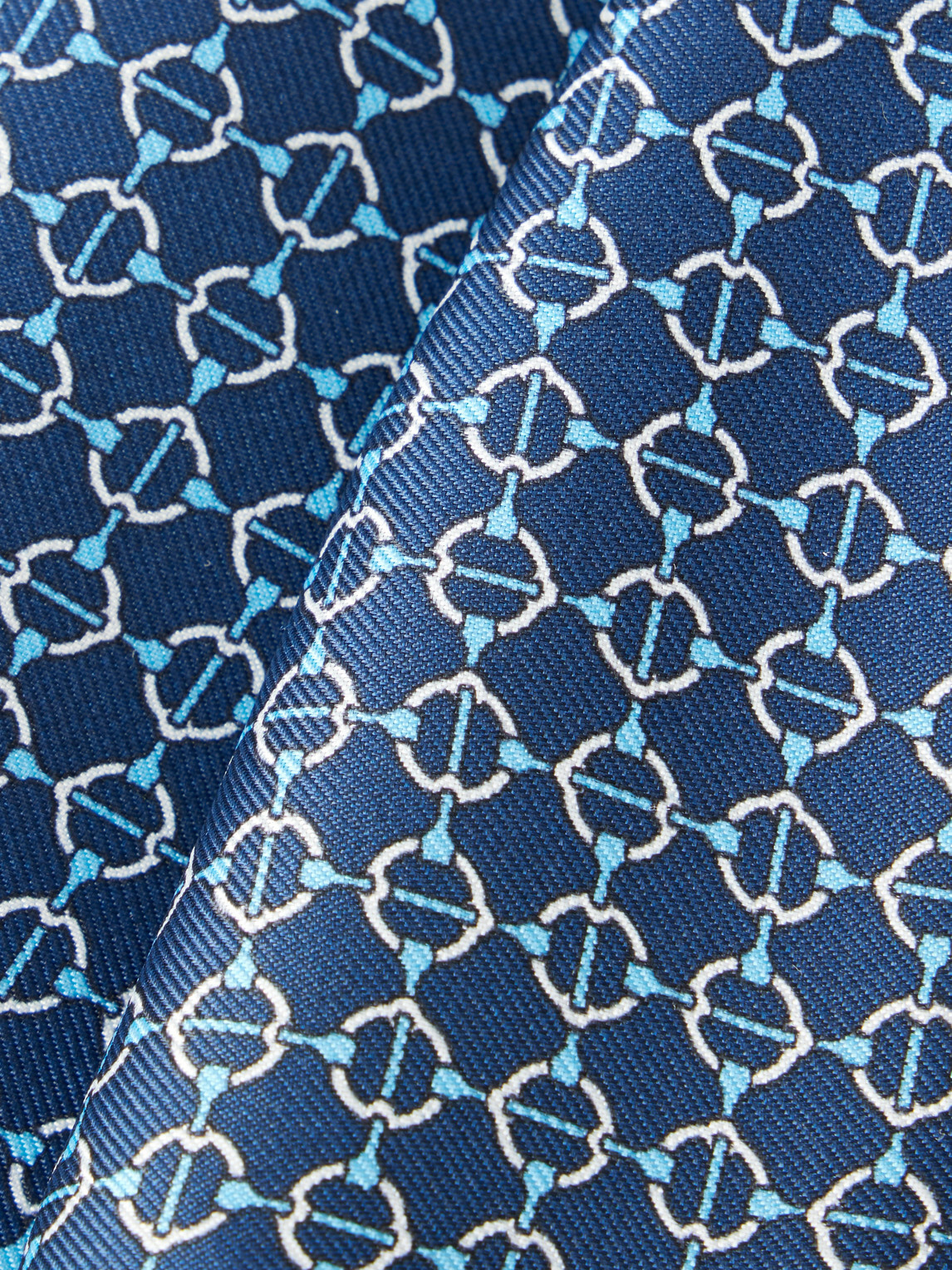 De Petrillo - Printed Silk-Twill Pocket Square