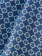 De Petrillo - Printed Silk-Twill Pocket Square