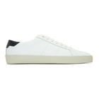 Saint Laurent White Court Classic Sneakers