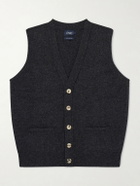 Drake's - Wool Vest - Gray