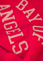 Rhude Bay Of Angels Padded Corduroy Bomber Jacket Red