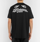 Givenchy - Oversized Printed Cotton-Jersey T-Shirt - Men - Black