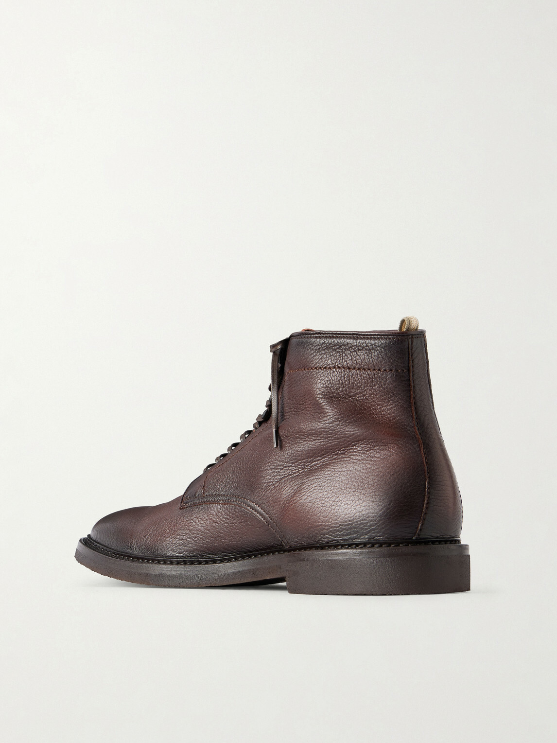 Officine Creative - Hopkins Flexi 203 Leather Lace-Up Boots - Brown