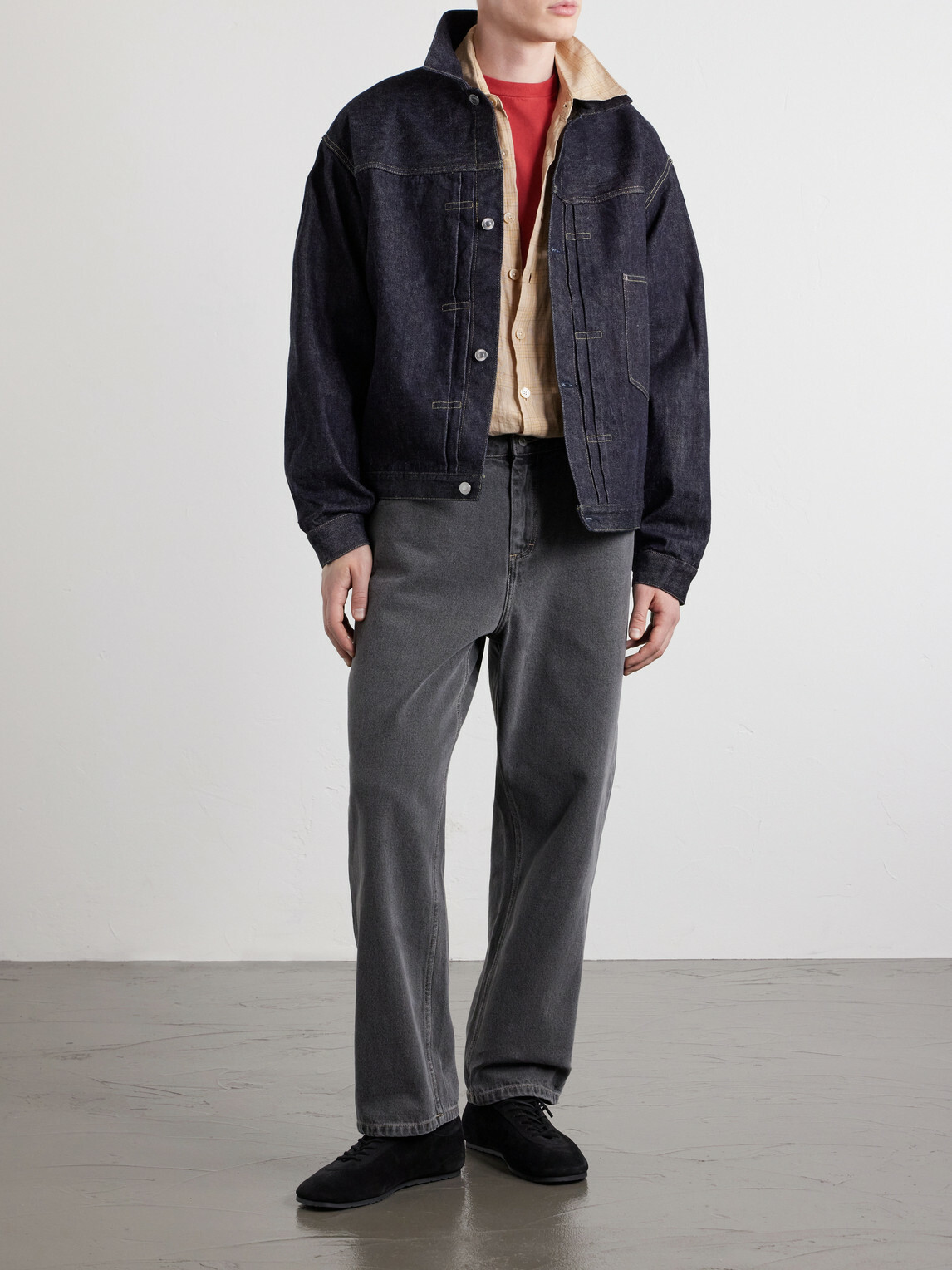 Folk - Barrel-Leg Jeans - Gray
