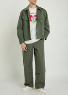 Kenzo Cotton-twill Overshirt Khaki