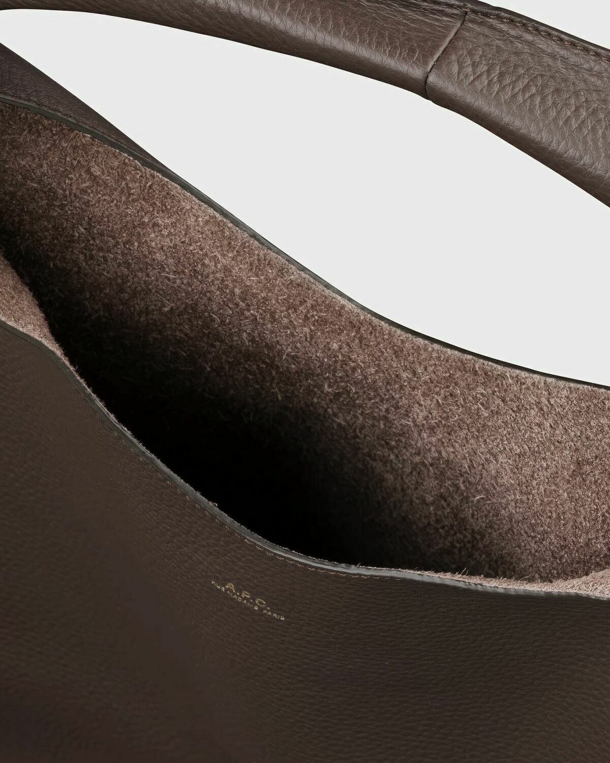 A.P.C. LE NEIGE Brown Womens Handbag