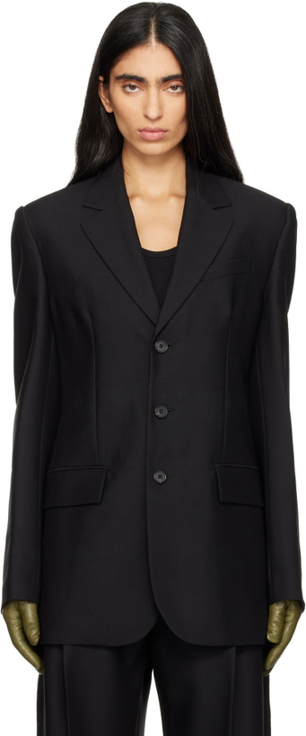Photo: WARDROBE.NYC Black Light Longline Blazer