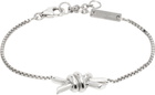 Bottega Veneta Silver Knot Bracelet