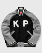 Kenzo Wool Varsity Jacket Black/Grey - Mens - College Jackets