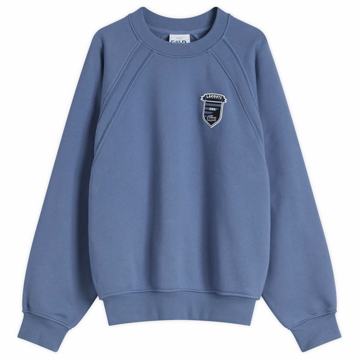 Photo: END. x Lacoste Sweatshirt in Escadrille