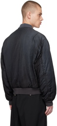 Magliano Black Protesta Bomber Jacket