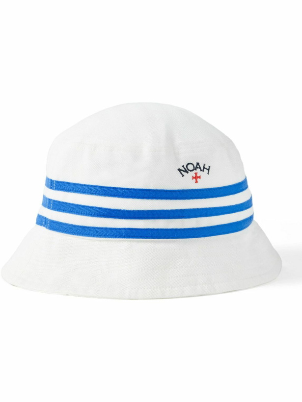 Photo: adidas Consortium - Noah Striped Embroidered Cotton-Piqué Bucket Hat