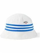 adidas Consortium - Noah Striped Embroidered Cotton-Piqué Bucket Hat