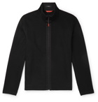 Theory - Faber Slim-Fit Grosgrain-Trimmed Wool-Blend Jacket - Black