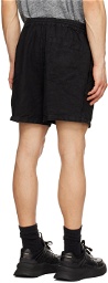 ASPESI Black Roque Shorts