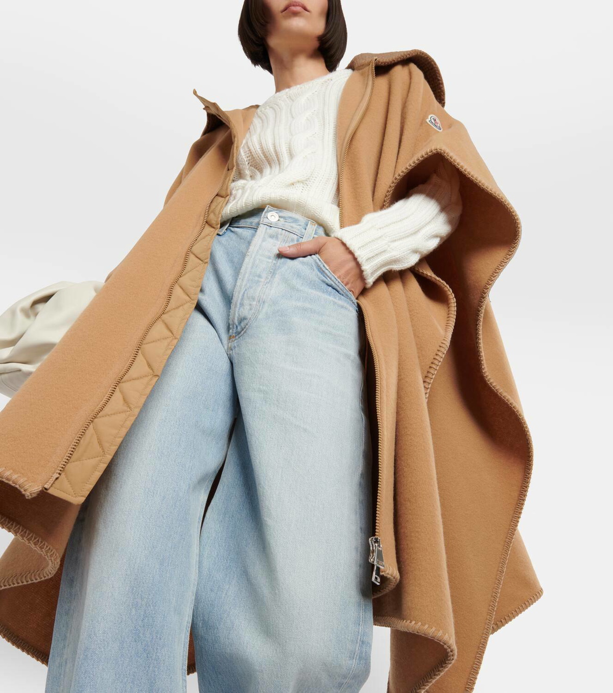 Moncler Wool cape Moncler