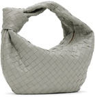 Bottega Veneta Gray Teen Jodie Shoulder Bag