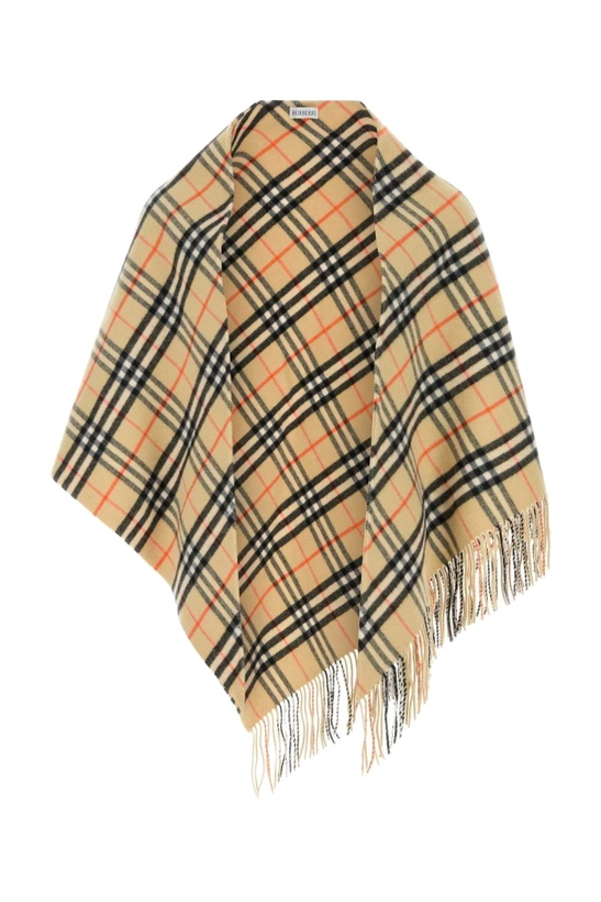 Photo: Burberry Embroidered Wool Blend Cape