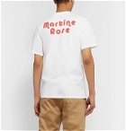 Martine Rose - Printed Cotton-Jersey T-Shirt - White