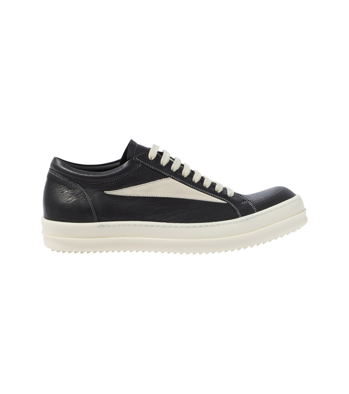 Rick Owens Black Pirarucu Geobasket High-Top Sneakers Rick Owens